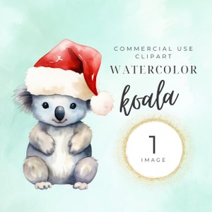 Australische Weihnachtscliparts, Australien Tiere Clipart, Aussie Weihnachten, Weihnachts Koala, Weihnachtscliparts, transparente PNG, Urlaub