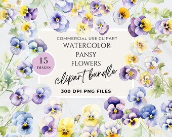 Pensé, blå och lila blomma Clipart, pressade blommor, magenta blommor, lavendelblommor, kommersiellt bruk, transparent bakgrund PNG