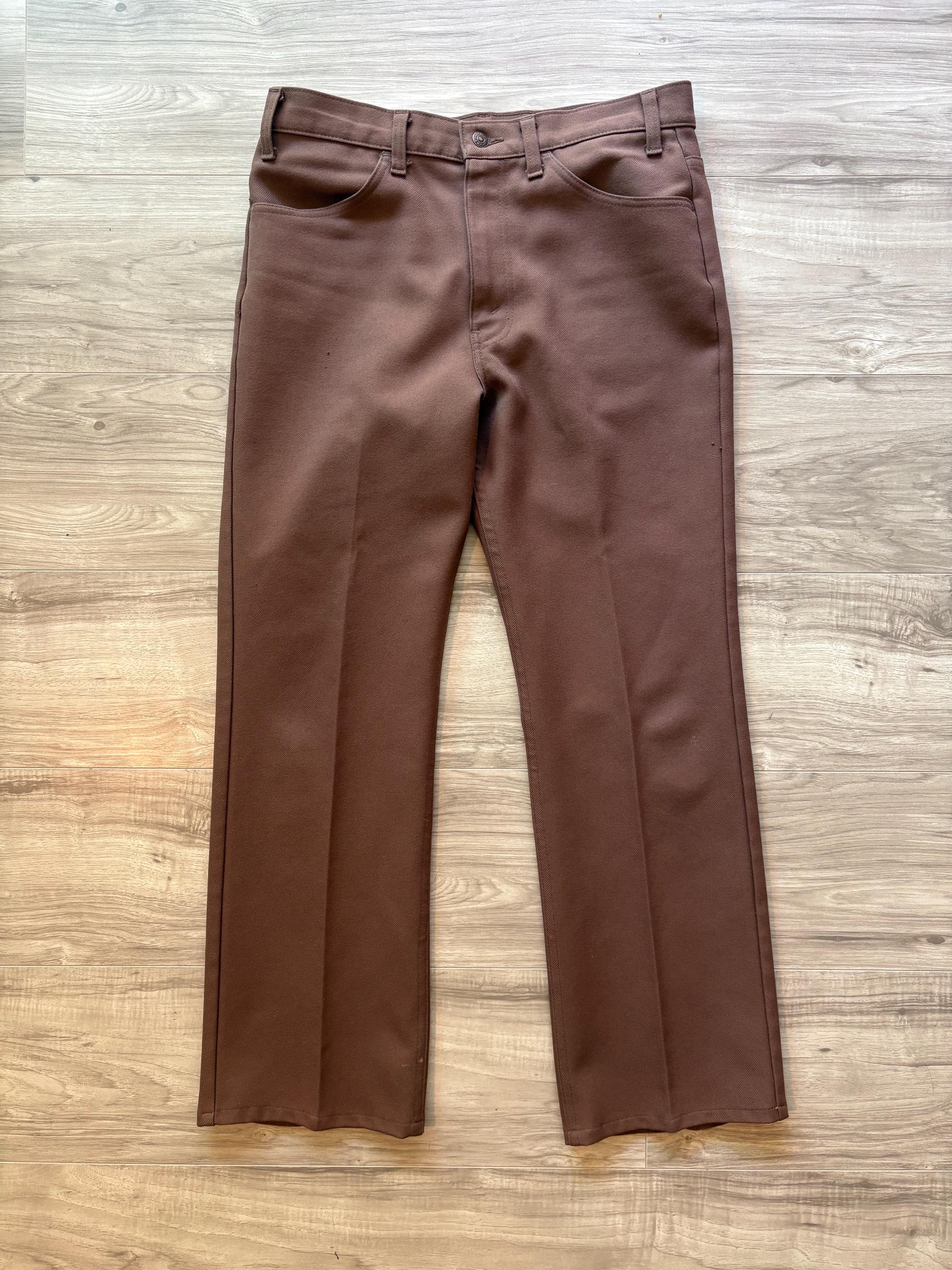 Vintage Levis Action Slacks Brown - Etsy