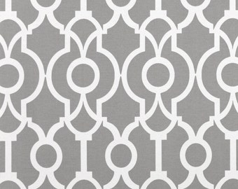 OUTDOOR  Gray Lyon Backdrop -   Premier Prints -  Home Decor Indoor / Outdoor Fabric Grey White