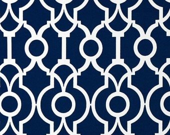 1 yard OUTDOOR Navy Blue - Oxford Lyon Backdrop -   Premier Prints -  Home Decor Indoor / Outdoor Fabric