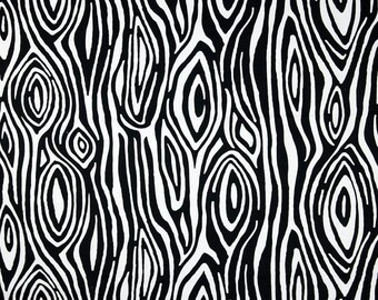 1 yard Willow in Black and white-   Premier Prints - Home Decor  Woodland wood grain woodgrain - fabric by the yard