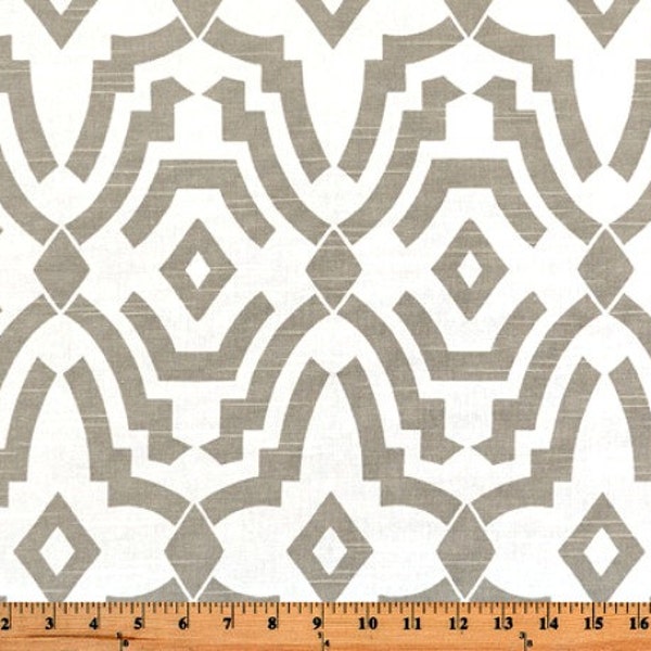 Ecru Chevelle - 1 YARD  - Home Decor Slub Fabric  - Premier Prints  - Taupe White - fabric by the yard