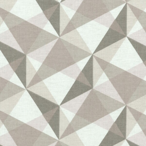 1 Yard of Nate Berkus Prism -  Gray Grey Blush Ivory - Home Decor Fabric - Modern geometric- diamonds -  fabric by the yard