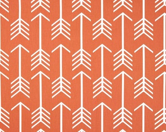1 yard Apache Orange Macon Arrow Premier Prints -  Home Decor Duck cloth
