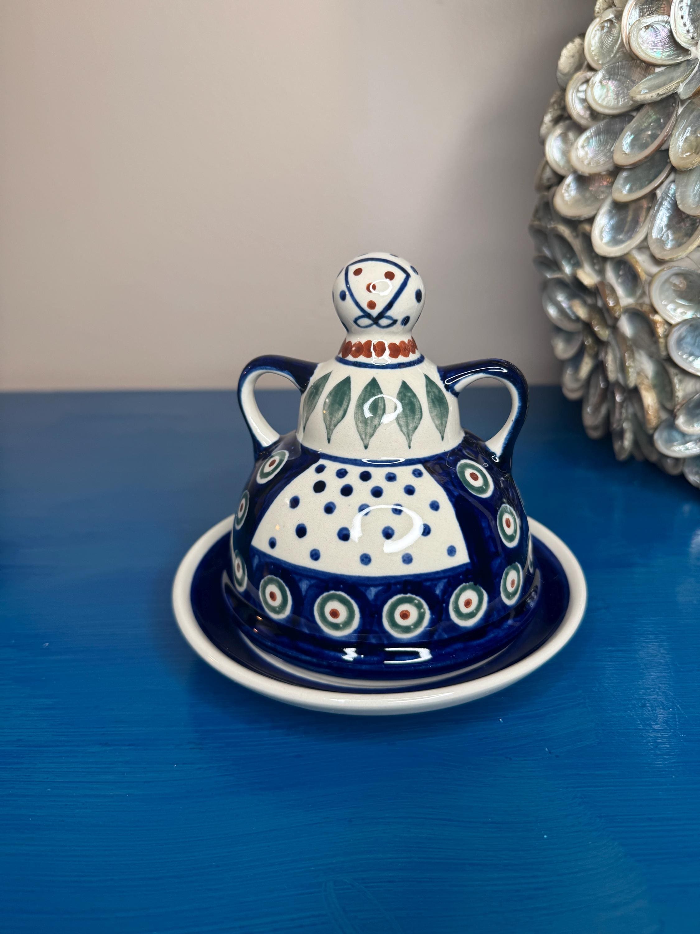 Polish Pottery Cheese Lady - Etsy