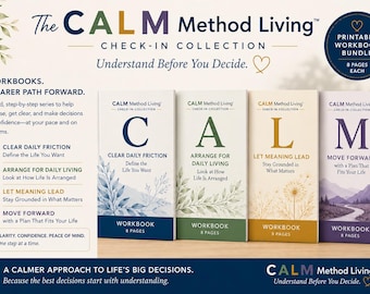 Decision-Making Workbook for Adults | Find Clarity and Plan Your Next Step | Printable PDF
