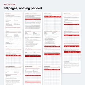 Fillable Fleet Vehicle Maintenance Log, Van & Light Commercial Record Book (59 Pages) Bild 7