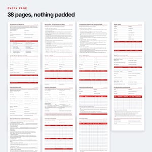 UK Garage Invoice & Job Card Pack, VAT Ready, Fillable PDF (A4) image 5