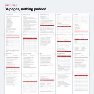 UK Car Detailing Business Forms Pack: 34-Page Fillable PDF (A4/US Letter) image 5