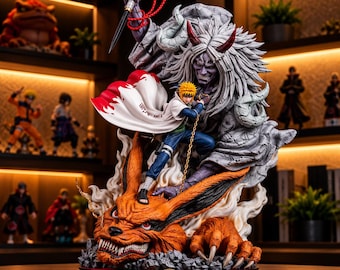 Namikaze Naruto Statuetta in PVC, 24 cm, oggetto da collezione anime, decorazione da scrivania manga