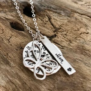 Sympathy Sterling Silver Butterfly Necklace - Loss of Loved One Gift