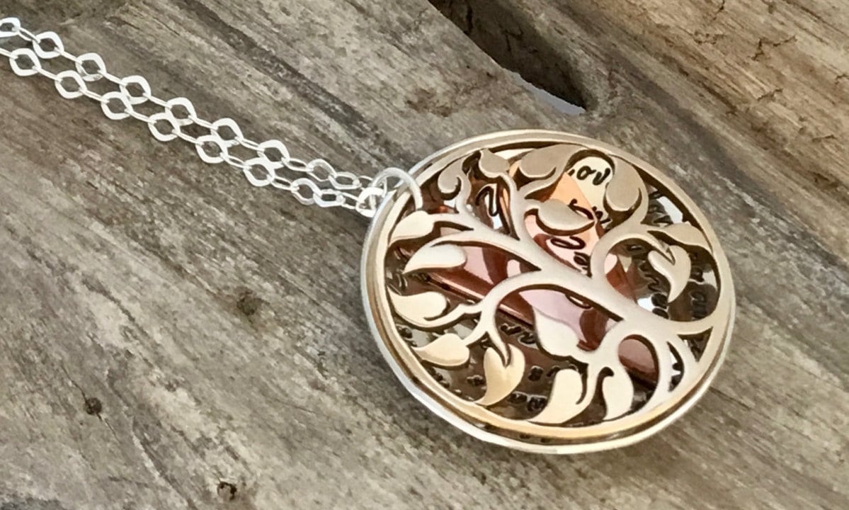 memorial necklace for loss of a father memorial necklace for
