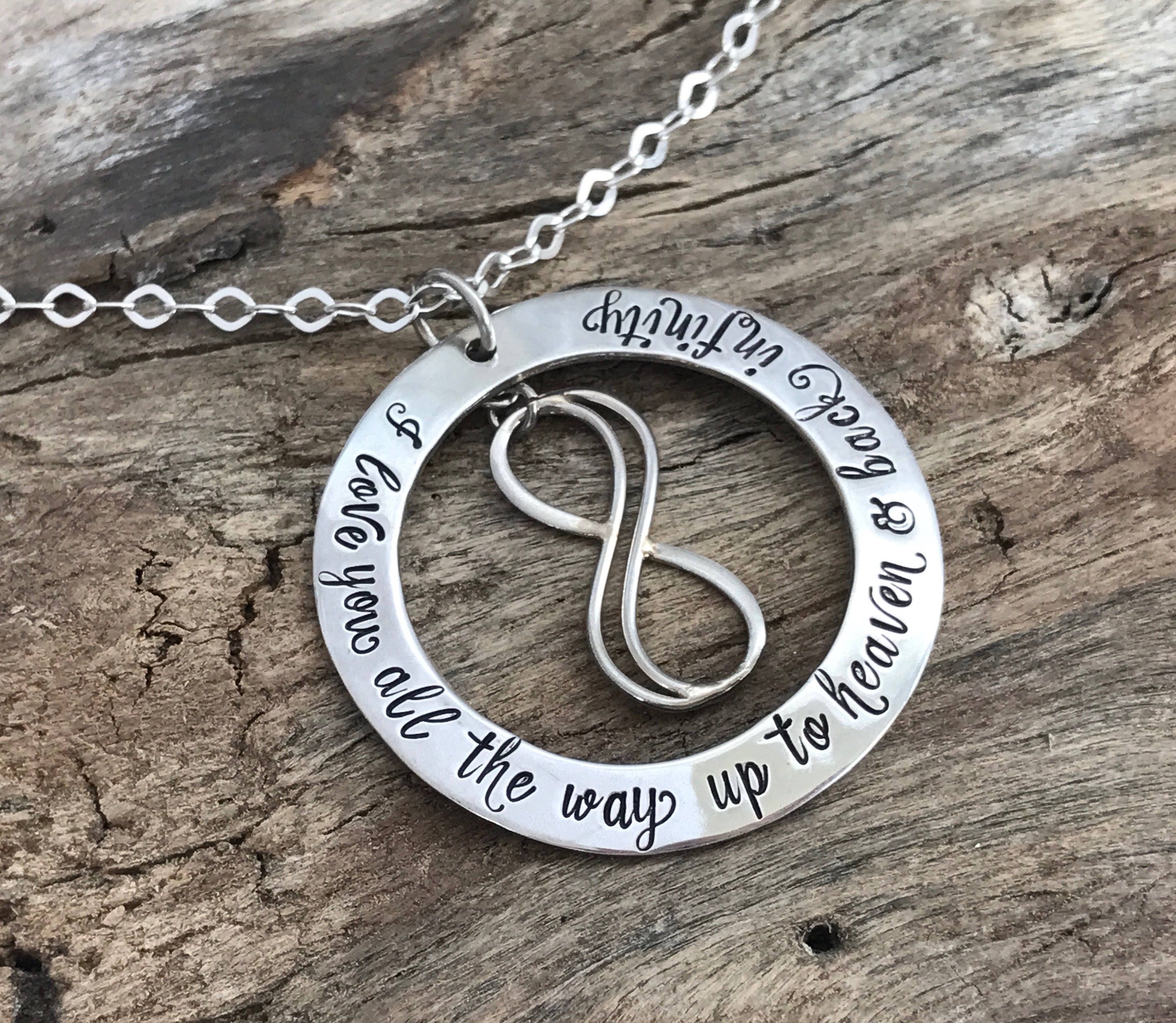 I Love You Infinity Necklace for Men