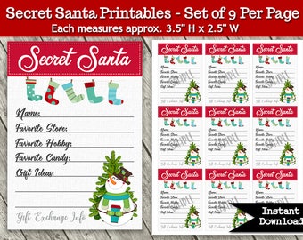 secret santa etsy