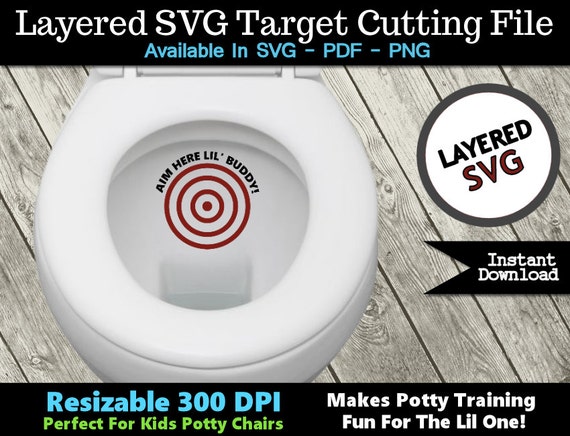 Toilet Targets Potty Training Aim Here Lil Etsy