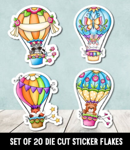 Balloon Flaky Sticker Set Balloon Flaky Sticker Set