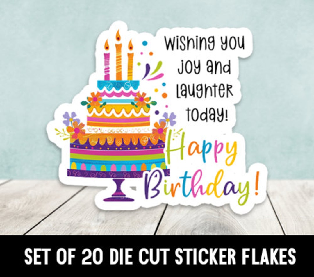 Birthday Flaky Sticker Set Birthday Flaky Sticker Set