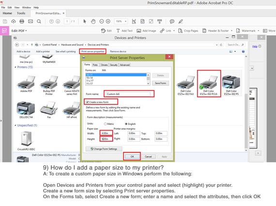 Christmas Pointsettas Editable Pdf Customer Sales Receipt Etsy