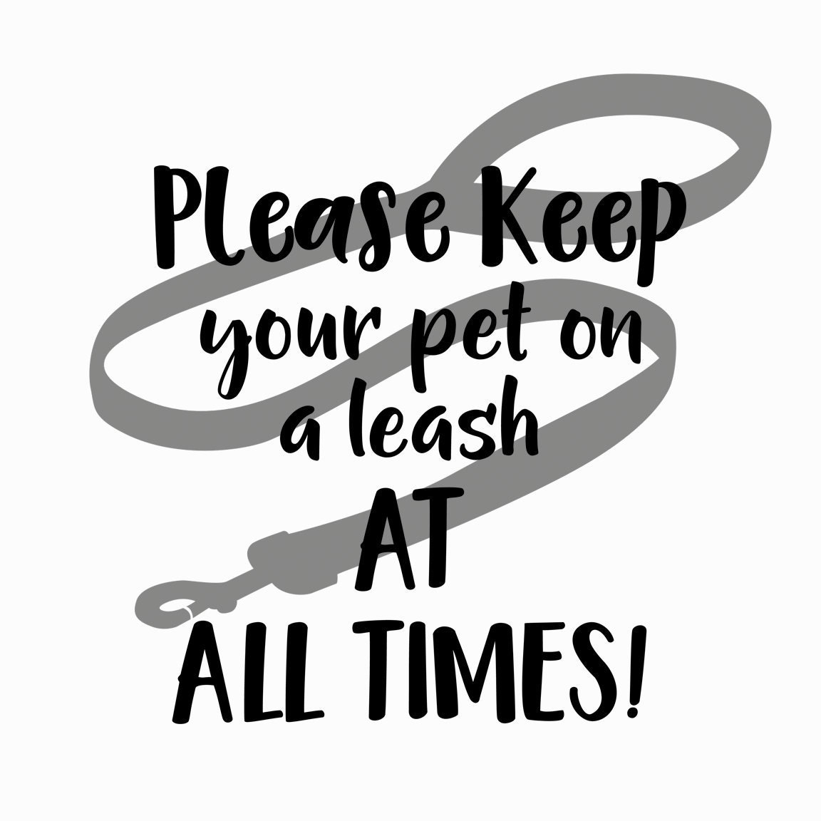 keep on a leash