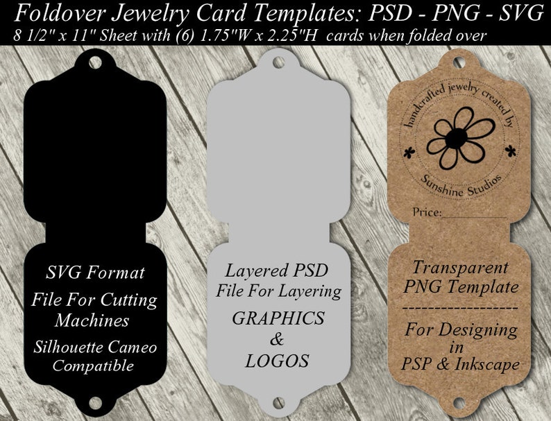 Download Jewelry Card Template Available in SVG Cutting File Layered - Etsy Jewelry Card Template Available in SVG Cutting File Layered - Etsy