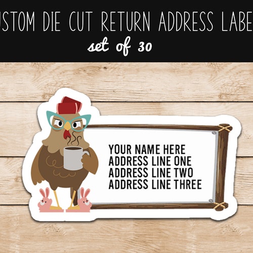 Chick Address Labels Chicken Custom Address Labels Chicken Return Address Labels - Etsy