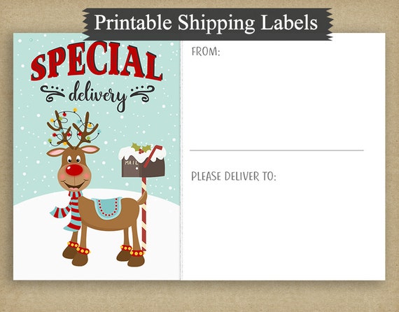 printable mailing label