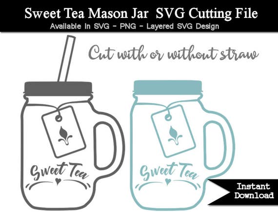 Free Free 233 Sweet Tea Mason Jar Svg SVG PNG EPS DXF File