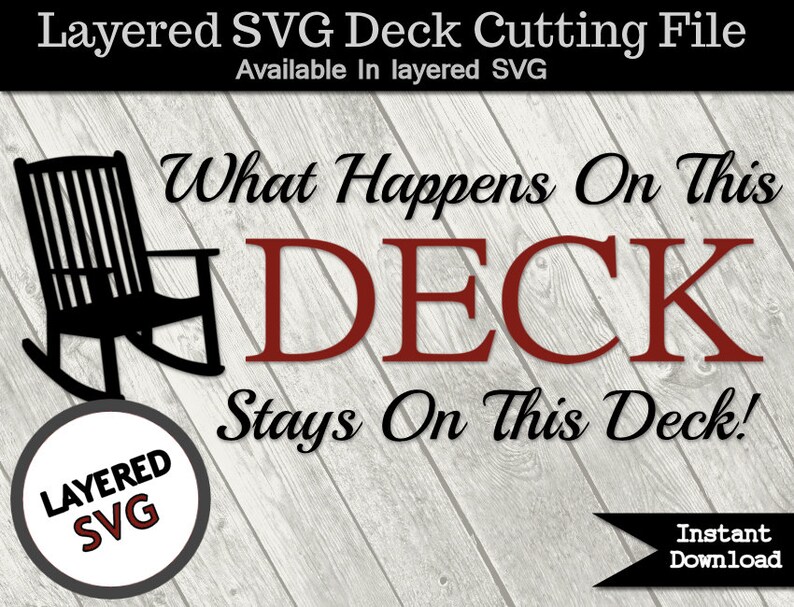 What Happens on This Porch Stays on This Porch Layered SVG Etsy