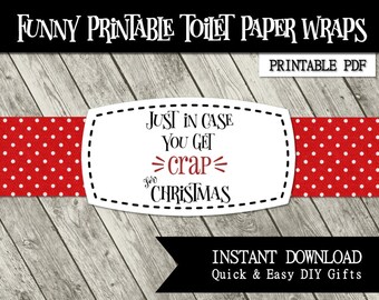 Just in Case You Get Crap for Your Birthday Funny Printable | Etsy