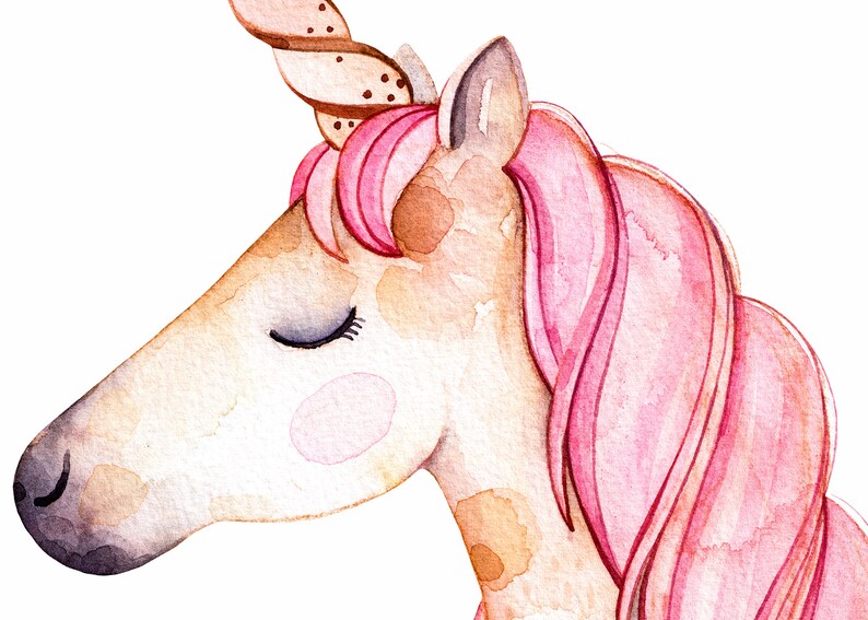 pink unicorn art print kids nursery wall art etsy
