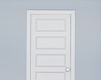Self-Adhering Moulding ~ Five Piece Retro Door Moulding Kit ~ Get the custom, high-end look, quickly and easily!