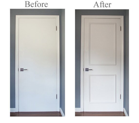 Diy Series Self Adhering Two Piece Applied Door Moulding Kit Etsy