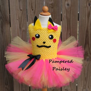 Pikachu Tutu Dress - Etsy Pikachu Tutu Dress - Etsy