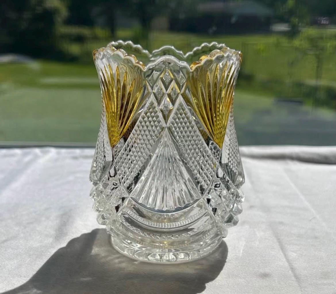 Vintage Corn Vase Glass - Etsy
