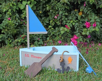 Wooden Boat Photography Prop