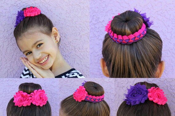 Braided Hair Bun Wrap Etsy