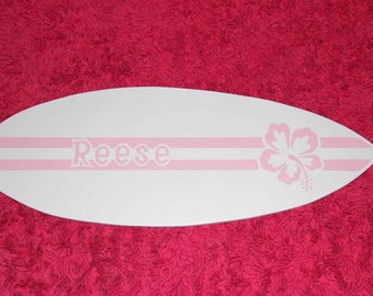 Personalized Wooden Surfboard Photography Prop