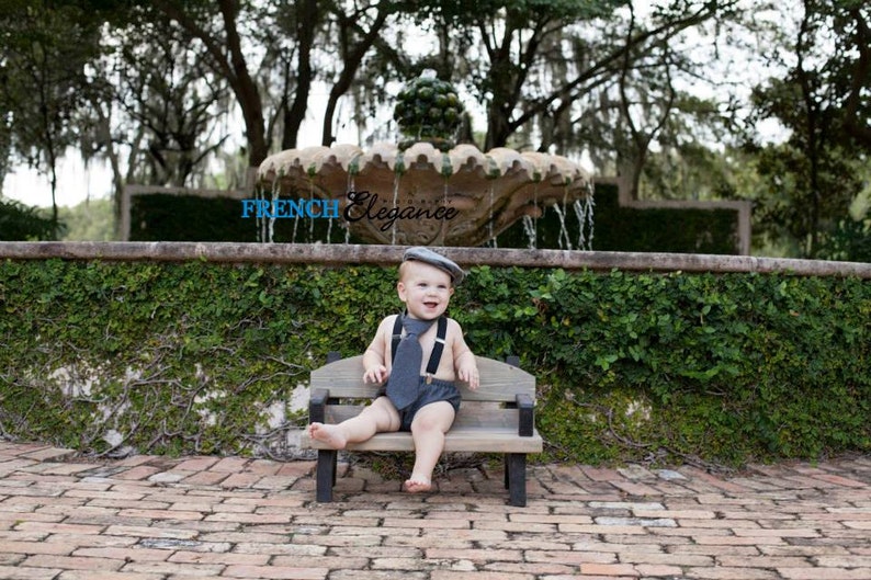 Wooden Park Bench Photography Prop image 1