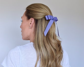 Mini fiocco in grosgrain Bailee, fiocchi per capelli, nastro per capelli, fiocchi per capelli per donne, fiocchi per capelli per ragazze, fiocco, fiocchi per capelli a nastro, fiocchi a coda lunga, fiocco a clip