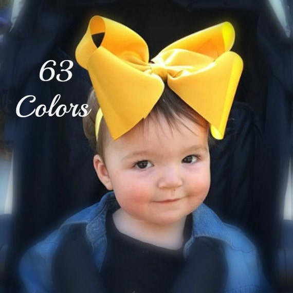 Extra Large Baby Bow Headband Baby Hair Bows Baby Bow Etsy