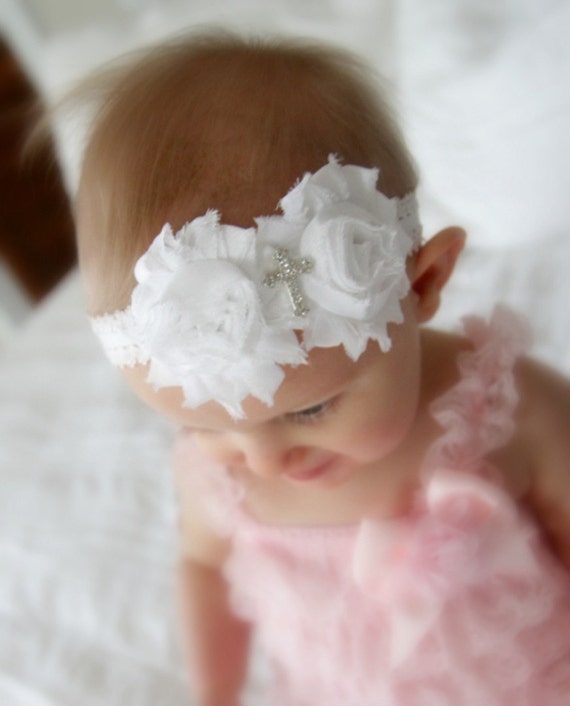 christening baptism headbands