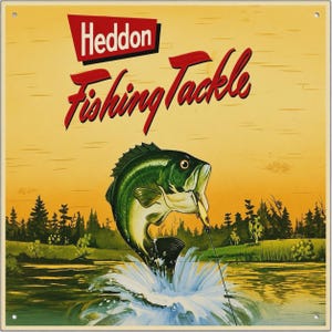 Heddon Fishing Signs - Etsy