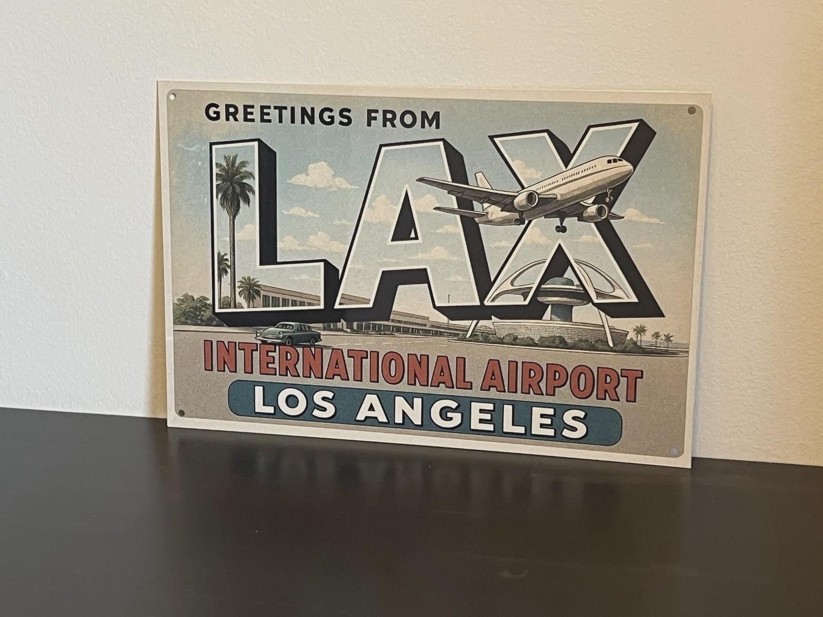 Lax Airport Poster - Etsy