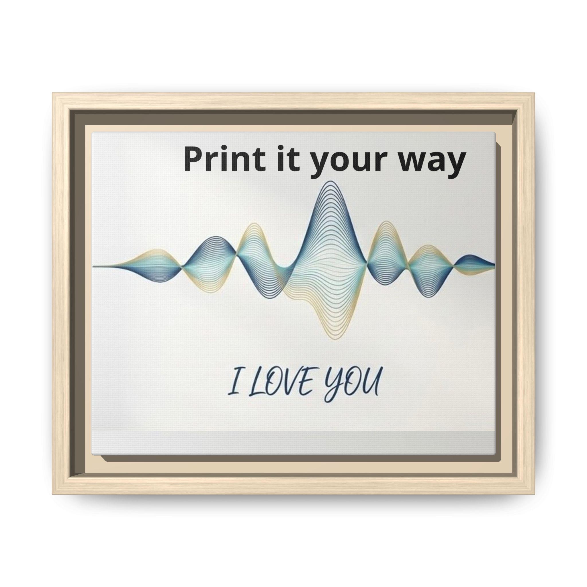 アート・デザイン・音楽 Loving You I Love You Soundwave - Etsy