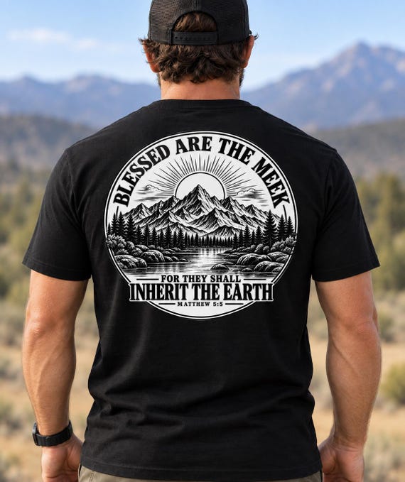 American Apparel Tee-The Meek inherit the Earth