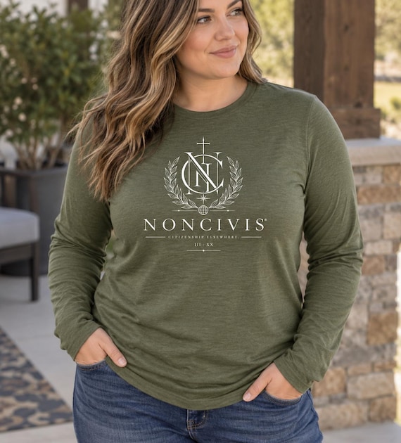 Womens long sleeve NONCIVIS Tri-Blend long sleeve