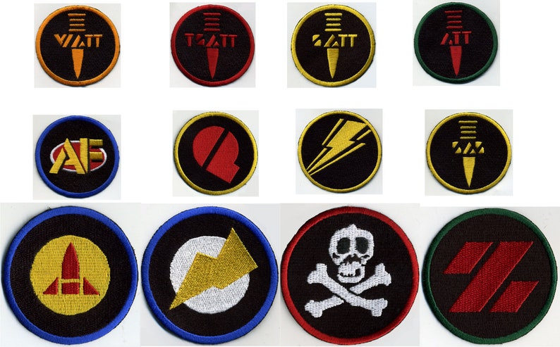 GI Joe Action Force 3/" Embroidered Iron-on Patch Terror Bande German enemy