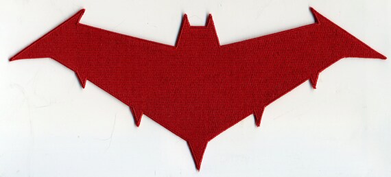 Batman / Red Hood Embroidered Logo Iron-on Patch: Choice of - Etsy