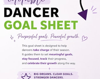 Dancer Goal Sheet